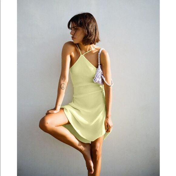 ZARA SKATER KNIT DRESS - Picture 3 of 4